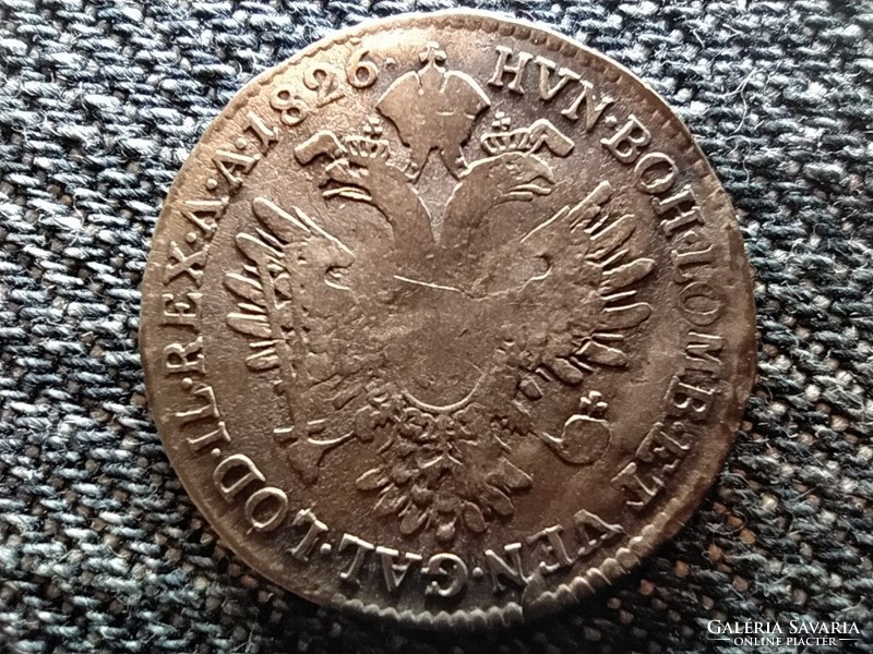 Austria ii. Francis (1792-1835) .346 Silver 3 penny 1826 a (id16166)