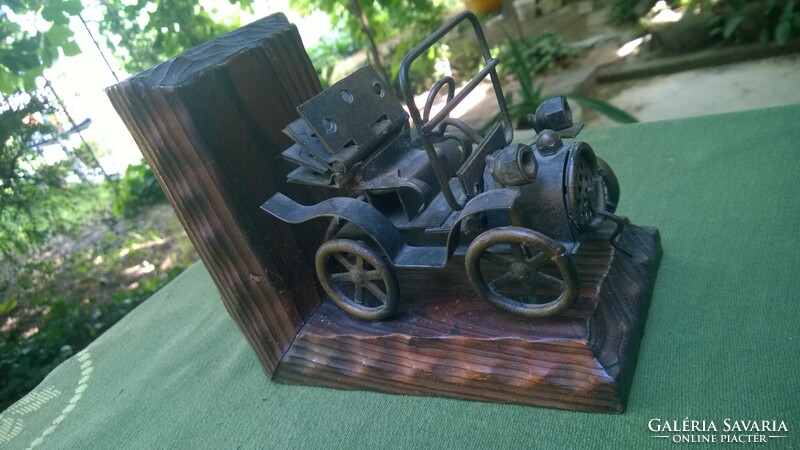 Old automobile - metal car bookend - car model individually or in pairs