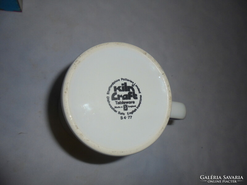 H m queen elizabeth ii. Silver jubilee 1952-1977 Stafford English porcelain commemorative cup, mug