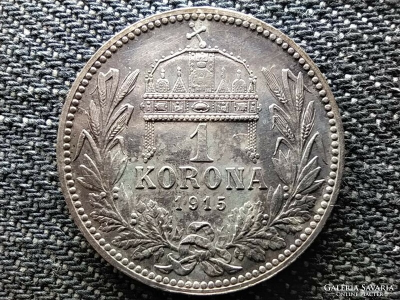 Osztrák-Magyar .835 ezüst 1 Korona 1915 KB (id45773)
