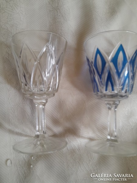 French kek colorless pair glass