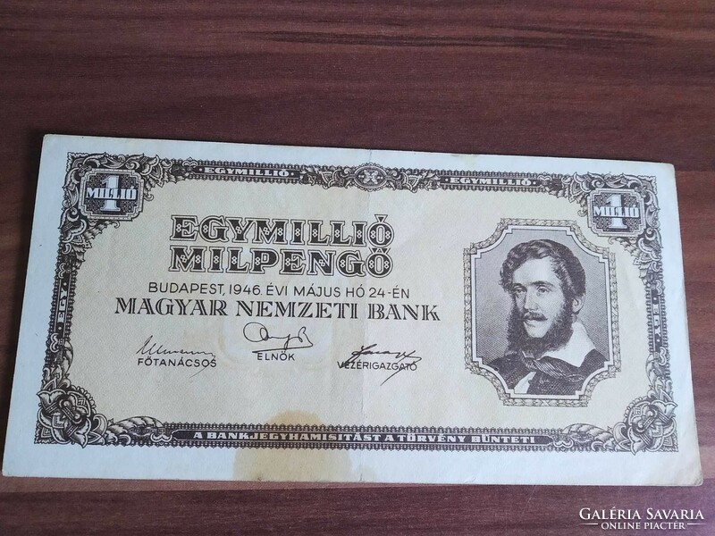 One million milpengő, 1946