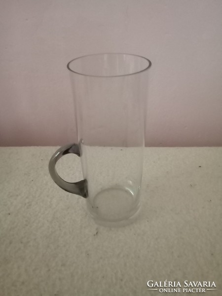 Csehszlovák üveg pohár,korsó