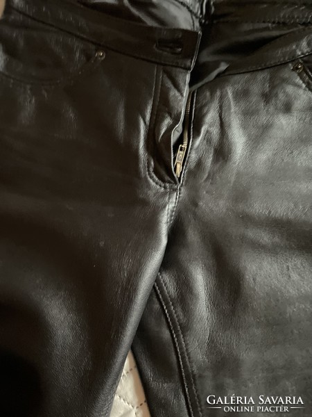 Leather women's clothing