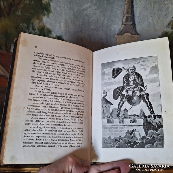 1900K.Athenaeum story book Baron Münchausen's merry adventures on land and water Ferenc