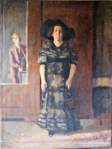 1.Unknown painter: woman in a hat