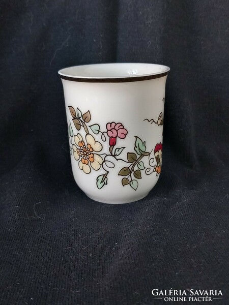 Zsolnay pillangós kis pohár/váza, hibátlan