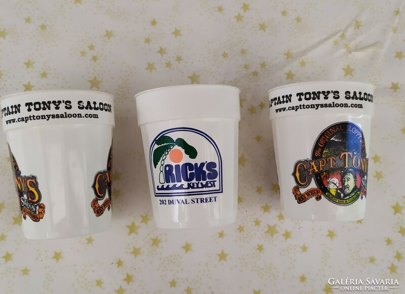 Retro plastic beer glasses for sale from keywest!