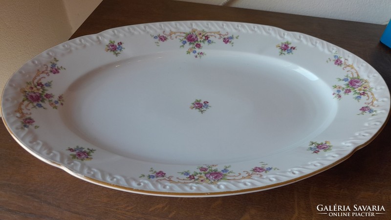 Old marked /altromlauer/ a wonderful rosy roast or pastry plate