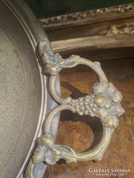 Antique table centerpiece, wine rack with stand