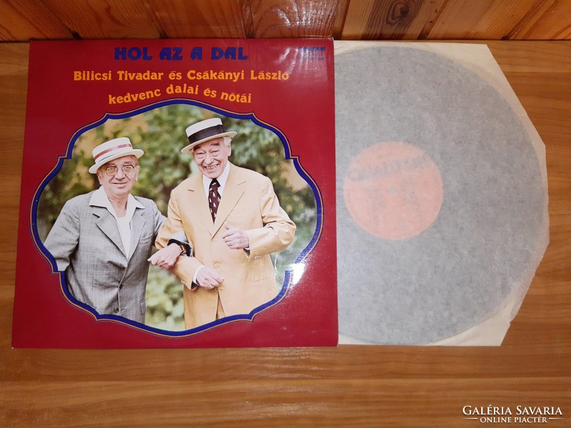 Lp vinyl record Bilicsi tivadar csakányi - where is the song