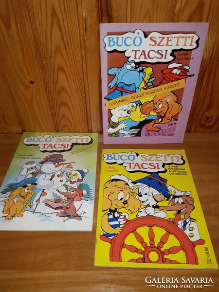 Bucó, setti, tacsi - 3 comics