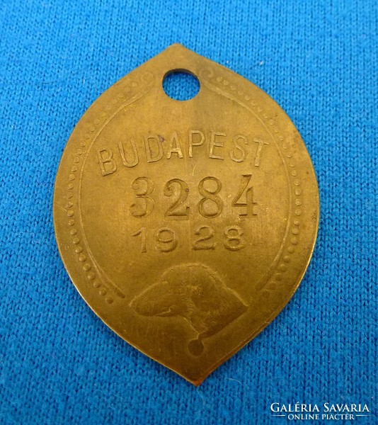 Horthy era dog bark, EB-ticket Budapest 1928