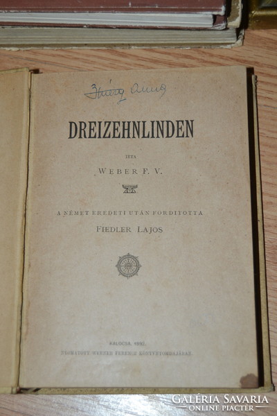 Weber F. V.: ﻿Dreizehnlinden 1892 (magyar nyelvű)
