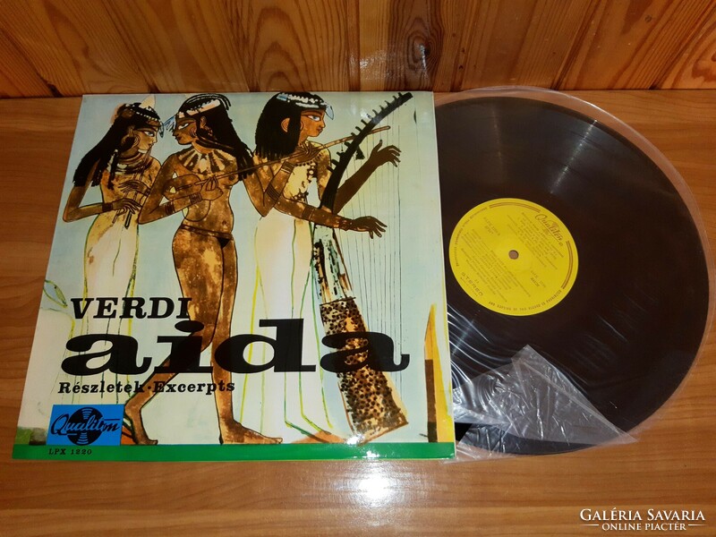 Lp vinyl record verdi aida - details