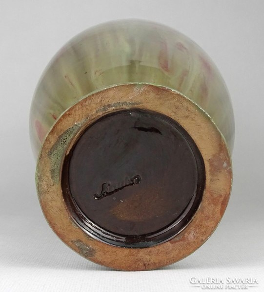 1N649 old marked large hops ceramic vase 33 cm