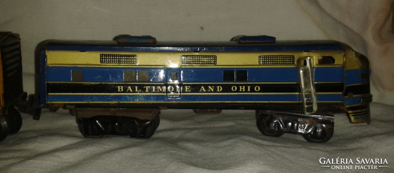 Baltimore - Ohio lemez vasút modell