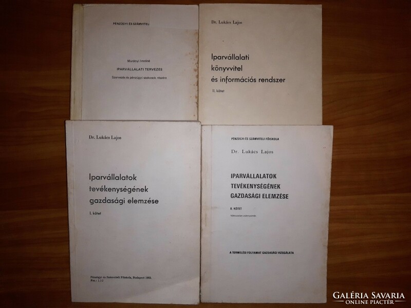 Pénzügyi és Számviteli Főiskola tankönyvek 1983-1987 könyv