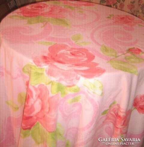Beautiful vintage pink rosy two-sided soft thermal duvet cover