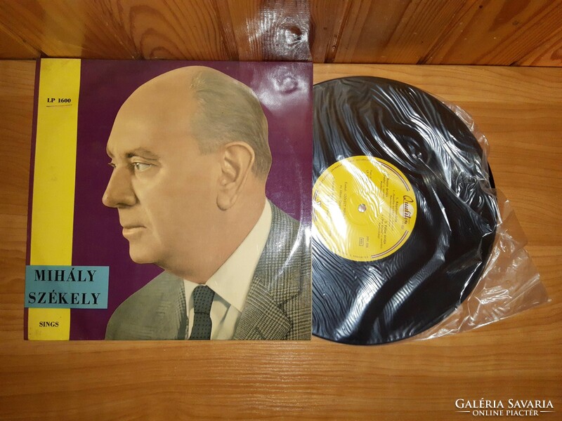 SP Bakelit vinyl hanglemez Mihály Székely Sings