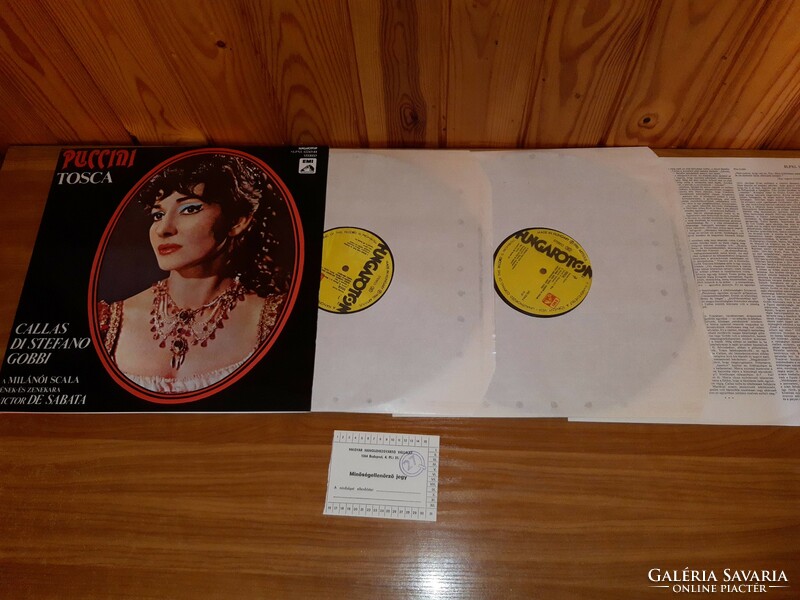 Lp vinyl record puccini - tosca 2xlp + booklet