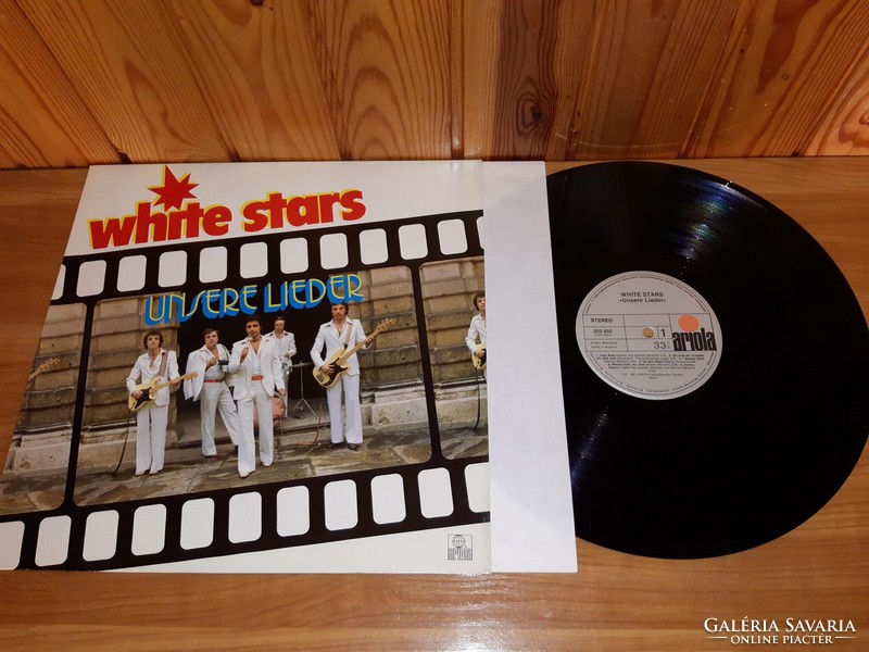 LP Bakelit vinyl hanglemez White Stars - Unsere Lieder