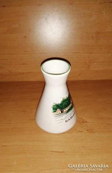 Bodrogkeresztúri kerámia HARKÁNY emlék váza - 10,5 cm magas (19/d)