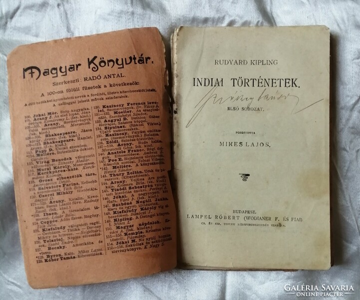 MAGYAR KÖNYVTÁR 66.füzet Kipling 1898