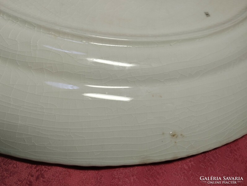 Johnson Bros antik angol porcelán, nagy méretű pecsenyés tál,