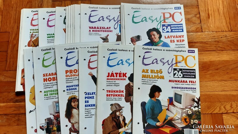 Easy PC 1999 18-26. szám és 2000 1-9. szám, 11. szám, 13-18. szám EasyPC újság