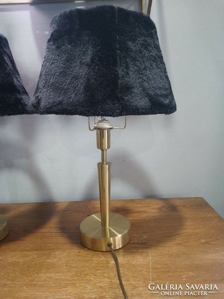 Egyedi design szőr búrás asztali lámpa pár Alkudható