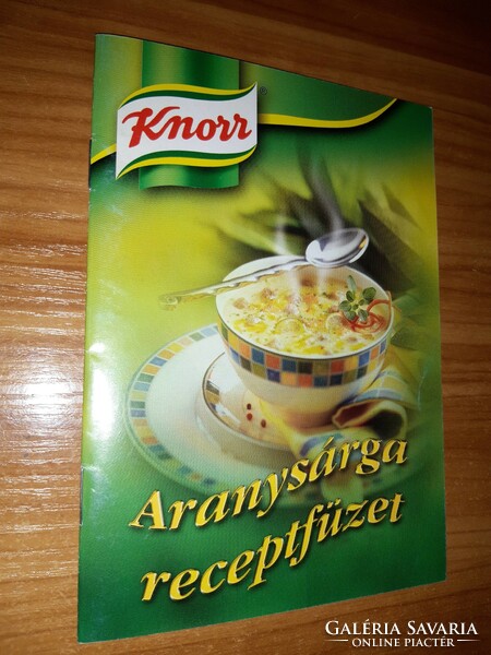 Knorr Aranysárga receptfüzet füzet