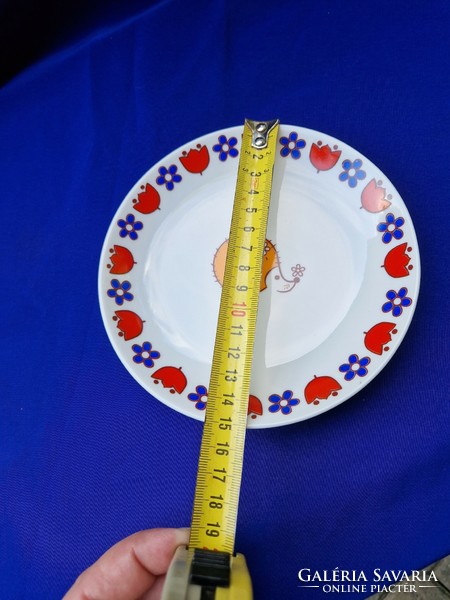 Rare Hóllóháza hedgehog, hedgehog small plate, children's plate
