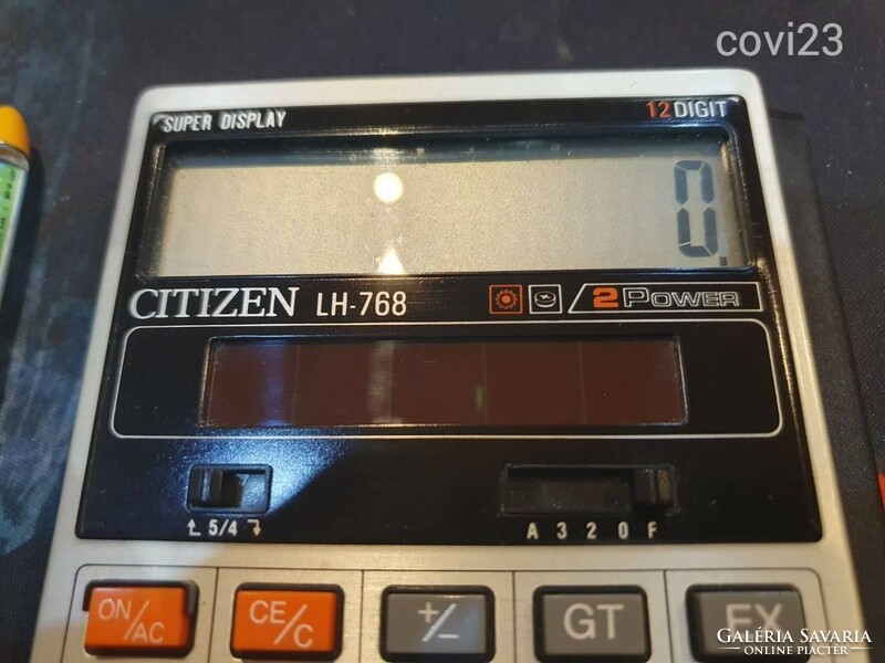 Retro citizen lh-768 solar calculator (also) stationery