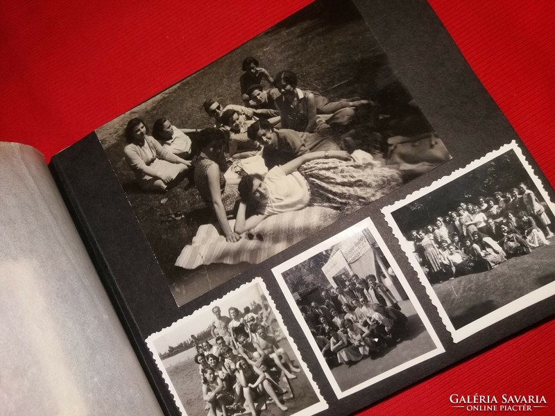 Antik 1950 -s évek fotoalbum sok -sok korabeli fotóval a képek szerint