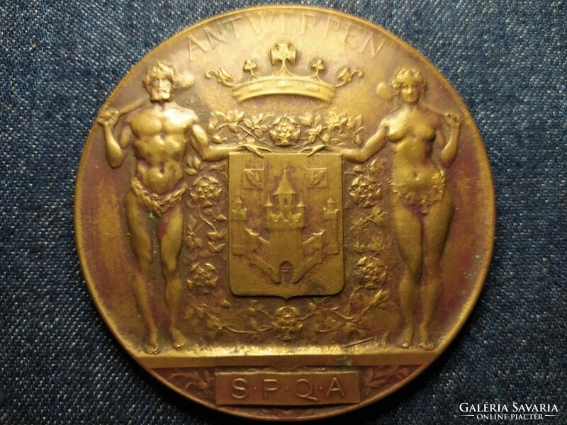 48th Resistance Festival Antwerp 1937 bronze medal (id79036)