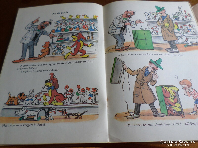 Pif's new adventures v. Beat with Sutyeyev's drawings, Hungarian text by Miklós, second edition, 1976