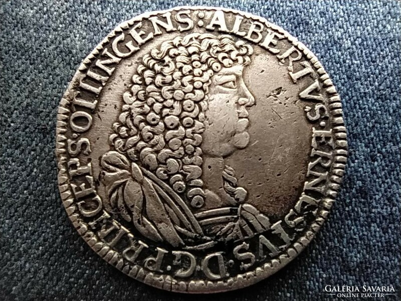 Német Államok I. Albert (1642-1683) ezüst 60 krajcár (2/3 tallér) 1674  (id64771)