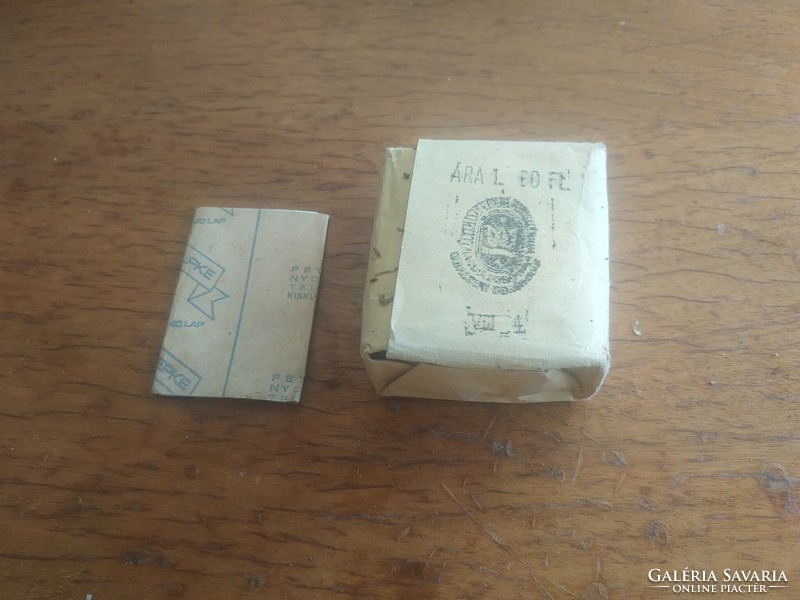 Old unopened Tisza cigar tobacco and paper