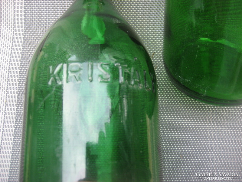 2 db Margitszigeti kristályvizes/ásványvizes üveg