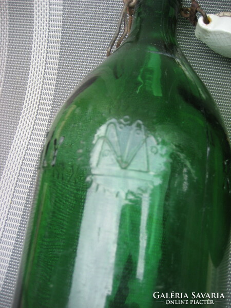2 db Margitszigeti kristályvizes/ásványvizes üveg