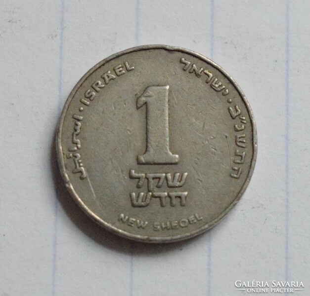 Israel, 1 new shekel, 1988, money, coin