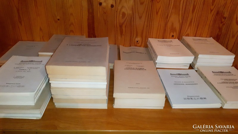 Műegyetemi kiadó könyvek - BME Műszaki Egyetem Villamosmérnöki kar kéziratok jegyzetek
