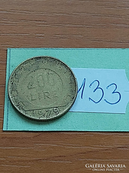 Italy 200 Lira 1979, aluminum-bronze 133