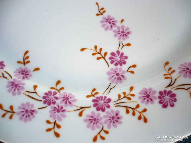 6 Lowland porcelain plates with a small flower pattern