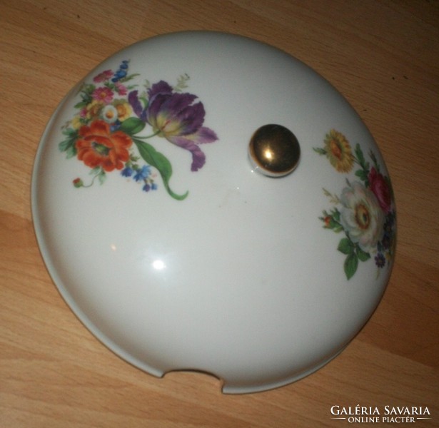 Porcelain lid, beautiful antique porcelain lid