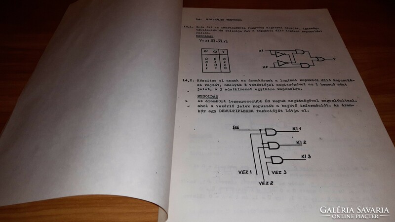 BME kiadvány - Elektrotechnika példatár 14. fejezet digitális technika 1979 1981