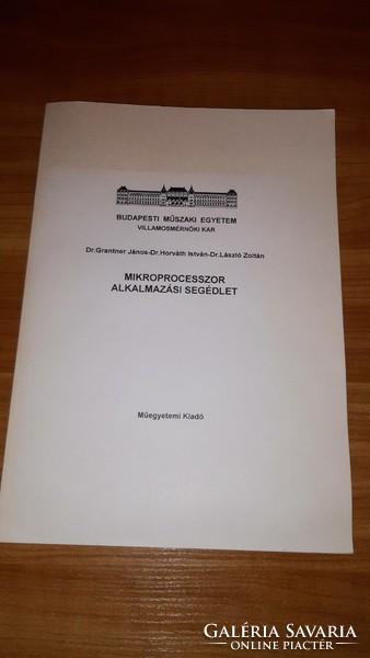 BME Villamosmérnöki kar - Mikroprocesszor alkalmazási segédlet 1993