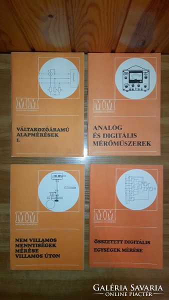 Instruments and measurements books - 4 books for sale together