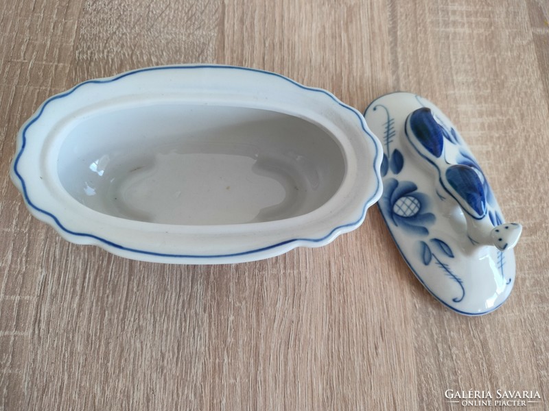 Ghzel pottery orosz porcelán, fedeles doboz